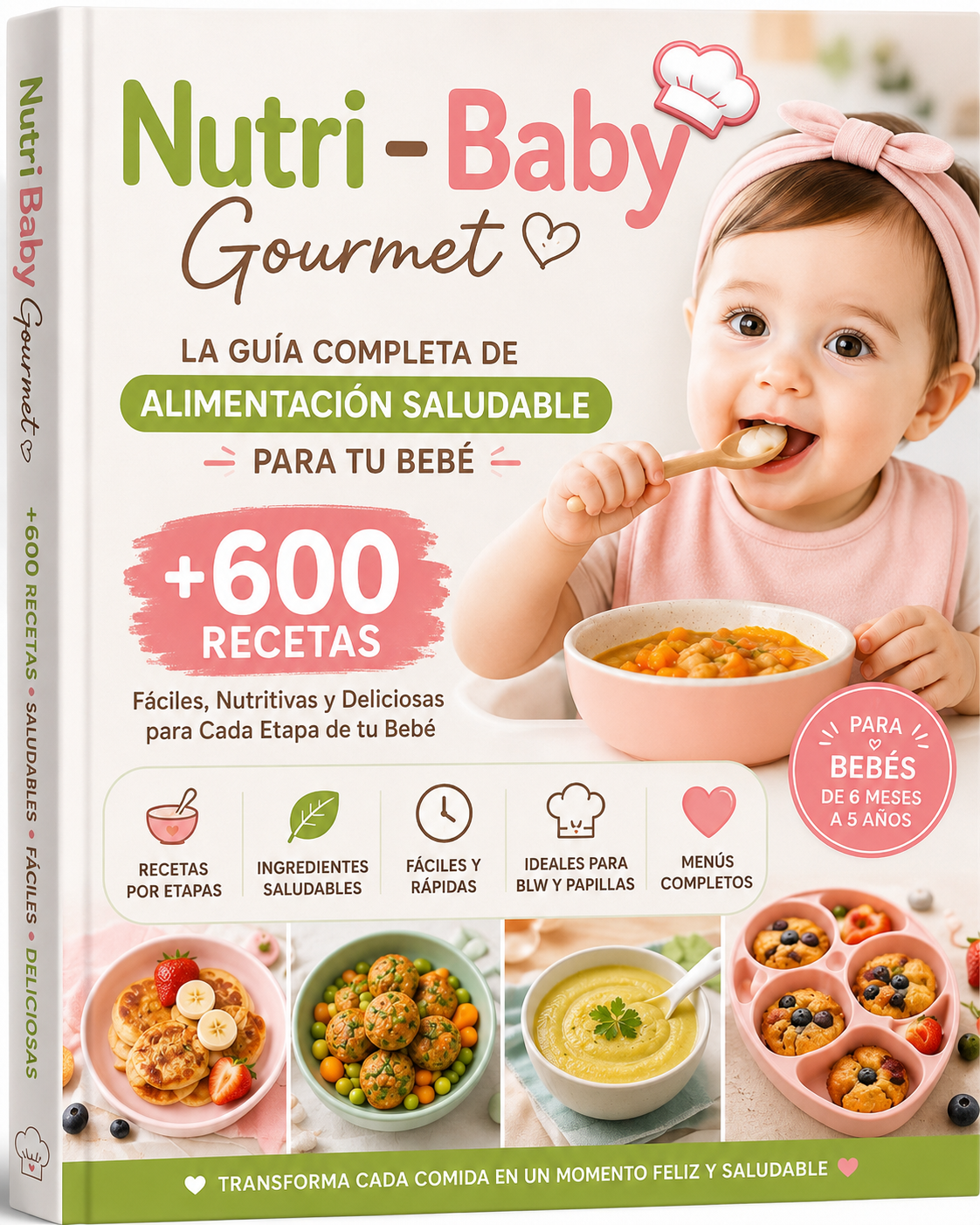 Nutri-Baby Gourmet    La Biblioteca Premium con +600 Recetas para Bebés